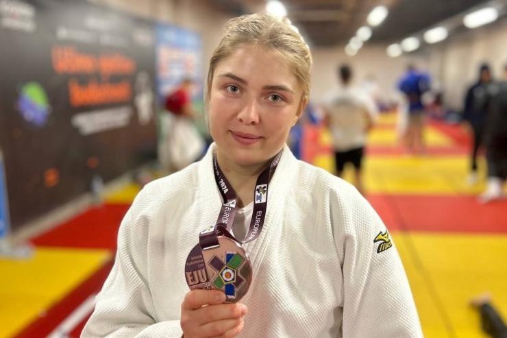 Динамовка из Татарстана Ксения Задворнова – призер Кубка Европы по дзюдо