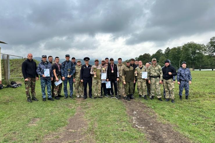 Северная Осетия. Соревнования по служебному двоеборью