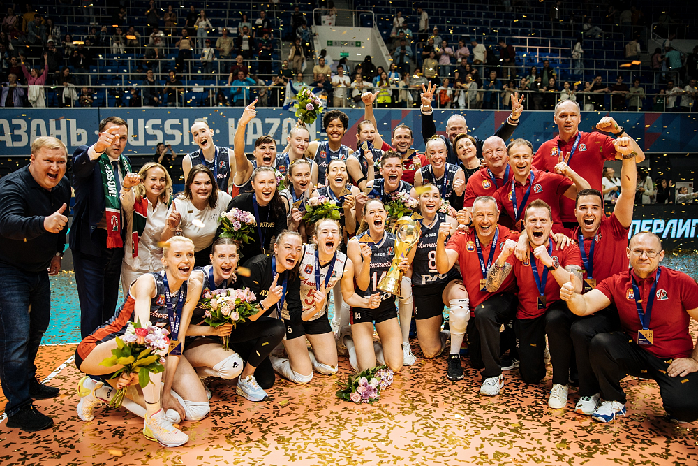 Волейболистки «Динамо-Ак Барс» завоевали серебряные медали чемпионата России-2025