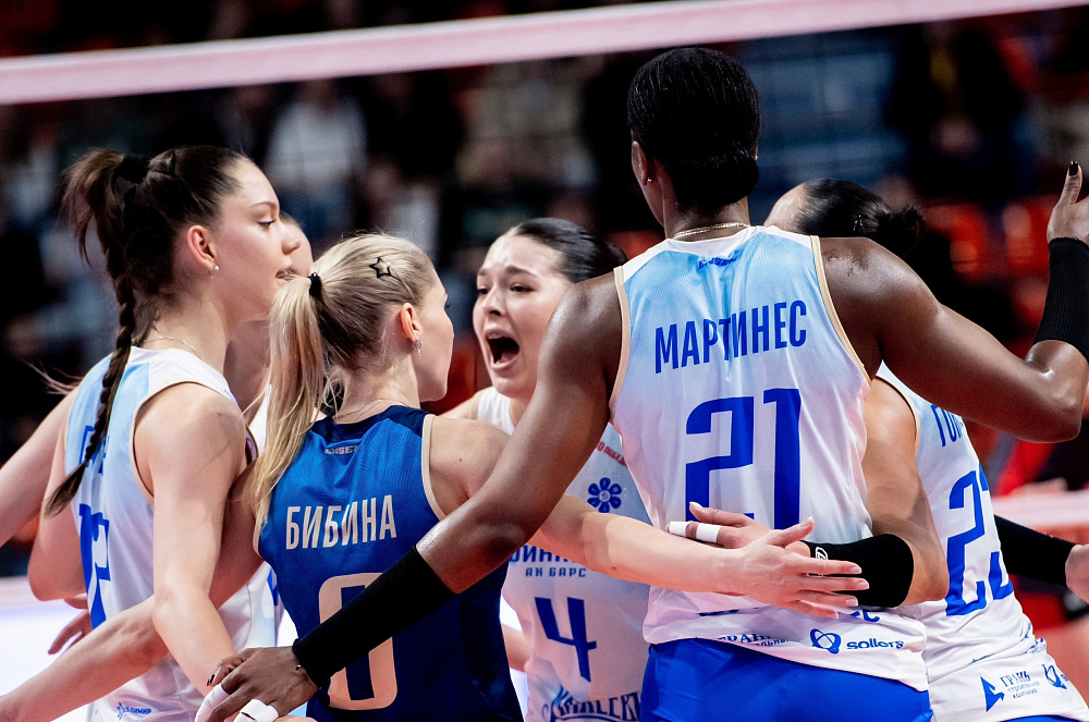 Волейболистки «Динамо-Ак Барс» - серебряные призеры Кубка России