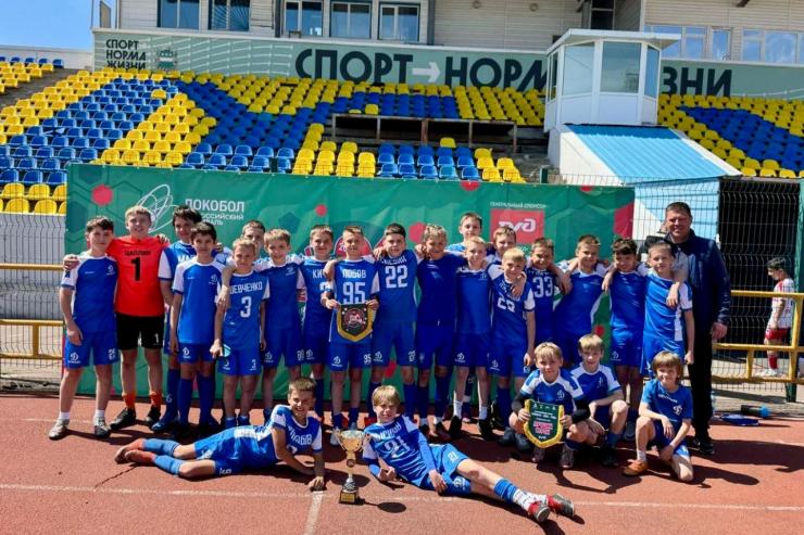 Амурская область. Юные динамовцы – победители первого этапа детской футбольной лиги «Локобол-2025-РЖД»