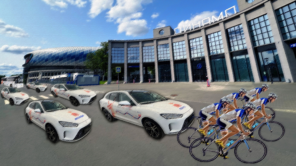 Международный динамовский автовелопробег стартует из Москвы