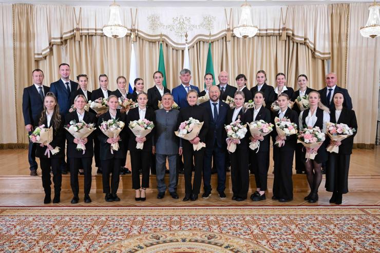 В Казани прошло чествование мужского клуба хоккея на траве «Динамо – Ак Барс» и женского клуба «Ак Барс – Динамо»