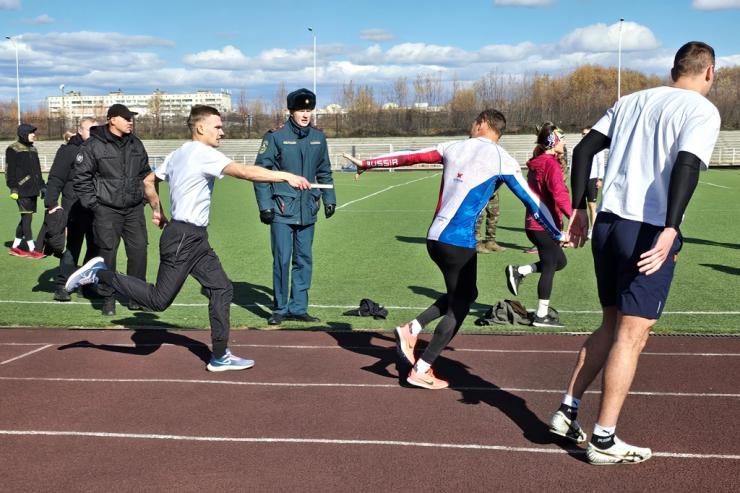 Сборная команда УМВД России по Еврейской автономной области победила в соревнованиях «Динамо» по легкой атлетике 