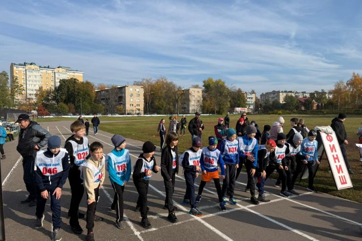 Тамбов. Традиционный легкоатлетический кросс среди юных динамовцев