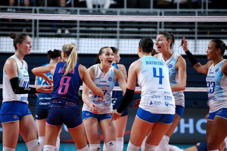 Пятая победа волейболисток «Динамо-Ак Барс»