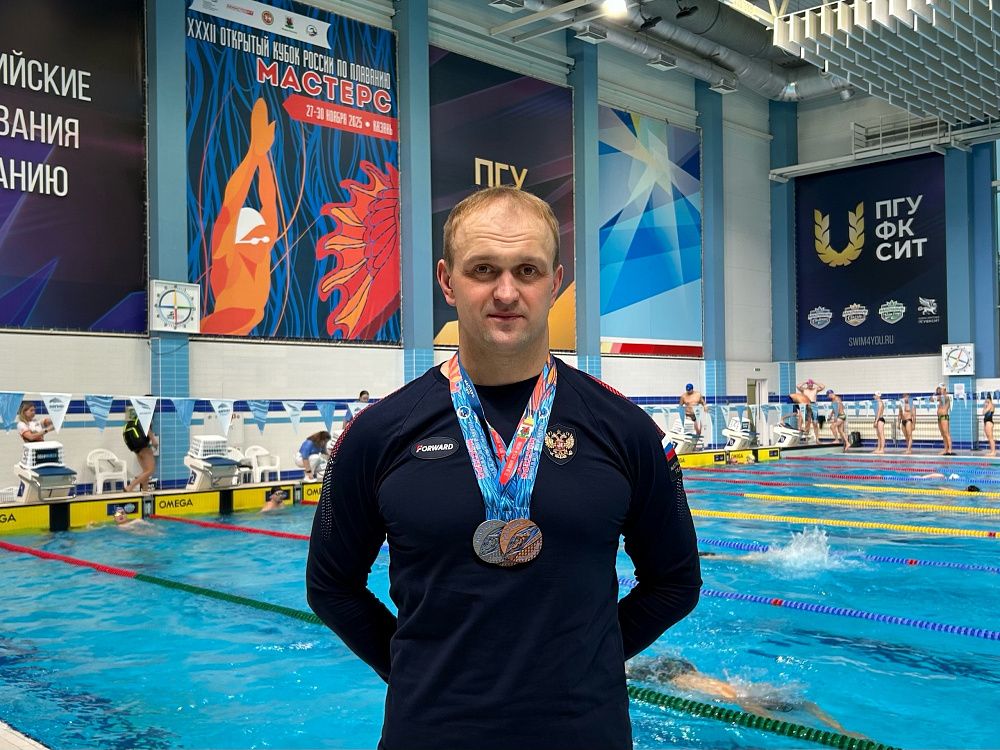 Тамбовский динамовец – призер Кубка России по плаванию в категории «Мастерс»