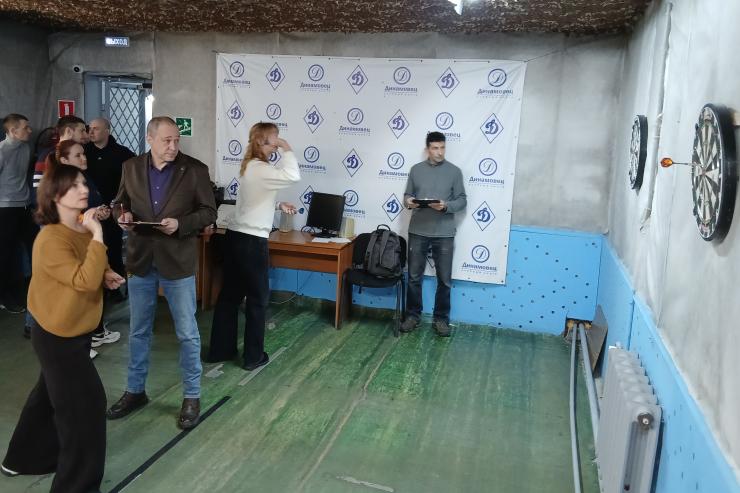 В Томске прошли динамовские соревнования по дартсу