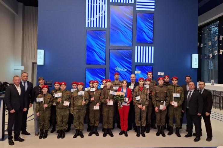 Юнармейцы в гостях у «Динамо»