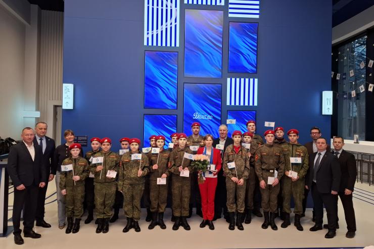 Юнармейцы в гостях у «Динамо»