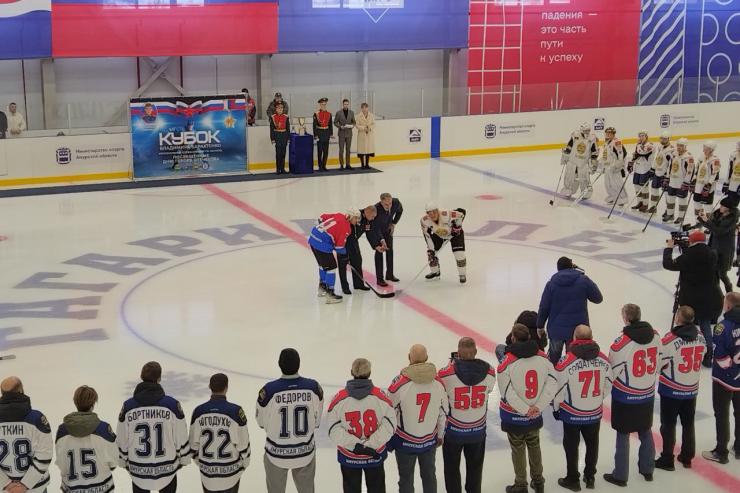 Амурская область. Динамовцы – призеры регионального турнира по хоккею «Кубок Владимира Барахтенко»
