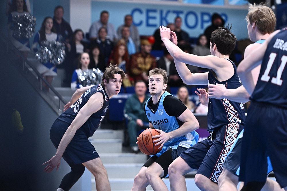 Динамовцы из Уфы одолели соперника во втором круге FONBET Чемпионата Суперлиги по баскетболу