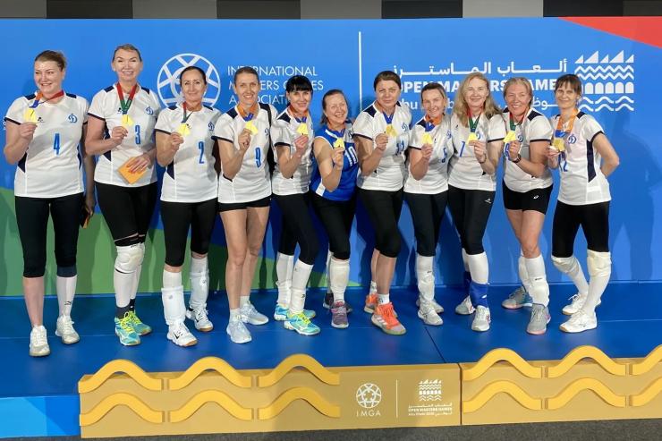 Женская команда по волейболу «Динамо-Татарстан» - чемпион мира Open Masters Games