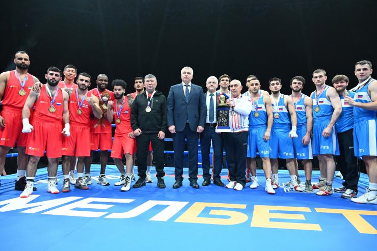 Сборная «Динамо» победила в международной матчевой встрече по боксу