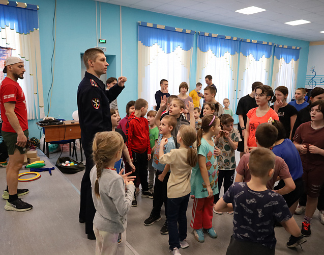 Тамбовские динамовцы провели спортивное мероприятие для воспитанников подшефной школы-интерната