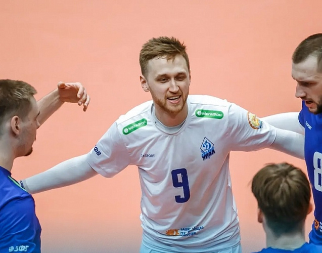 Волейболисты «Динамо-Урал» обыграли «Горький» в пяти партиях