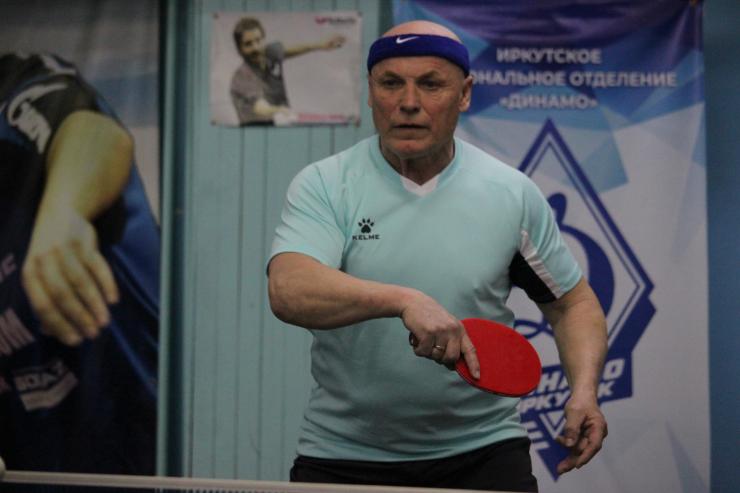 Ветераны иркутского «Динамо» сразились на турнире по настольному теннису 