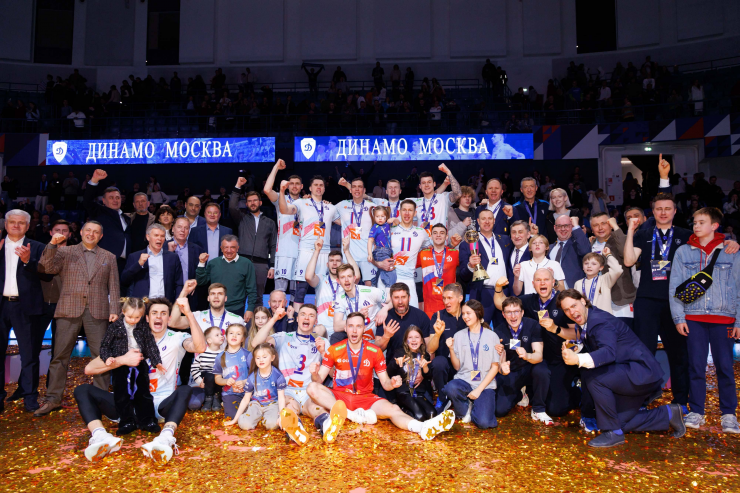 Московское «Динамо» - чемпион России по волейболу