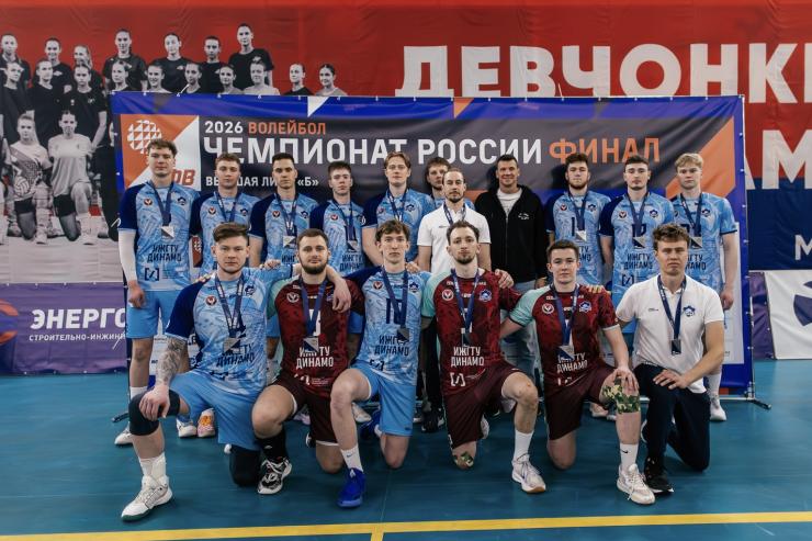 Волейбольный клуб «ИжГТУ-Динамо» — серебряный призер Чемпионата России по волейболу Высшей лиги «Б»