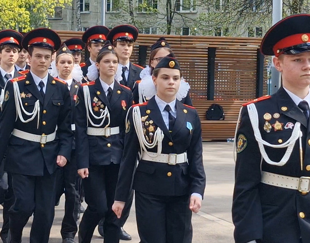 Смотр строя и песни под флагом «Динамо» 