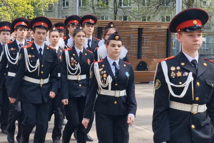 Смотр строя и песни под флагом «Динамо»
