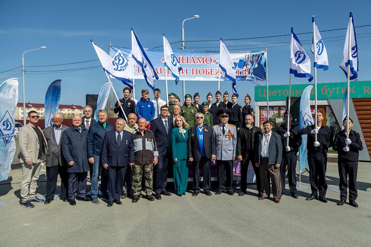 В Южно-Сахалинске торжественно открыли улицу 100-летия «Динамо»