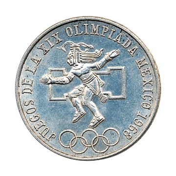 Памятная медаль Льва Яшина XIX Олимпийские игры в Мехико 1968 г.