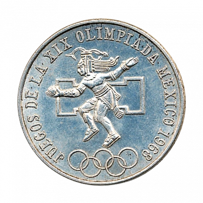 Памятная медаль Льва Яшина XIX Олимпийские игры в Мехико 1968 г.