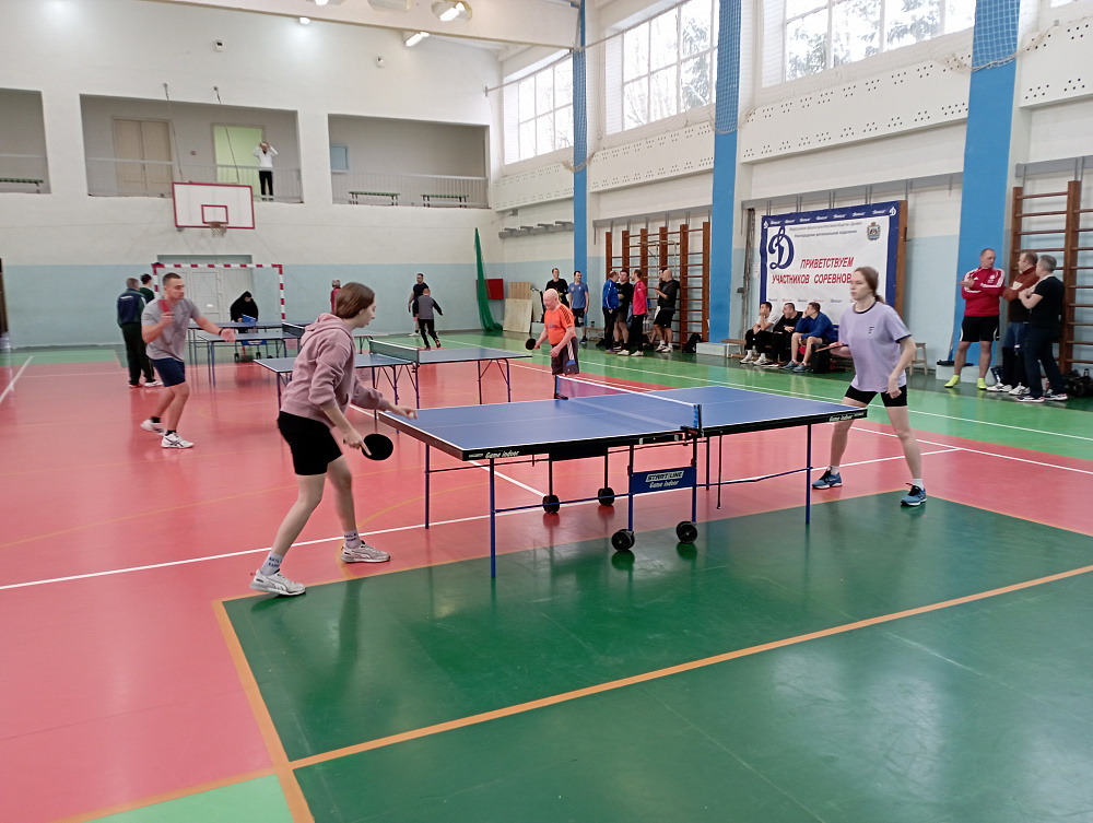 В Великом Новгороде прошел турнир «Динамо» по настольному теннису 