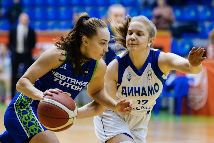 Баскетболистки новосибирского «Динамо» выиграли у омского «Нефтяника-Титана» в чемпионате России 