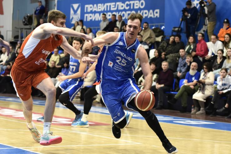 Баскетболисты приморского «Динамо» выиграли у «Челбаскета» в мужской Суперлиге 
